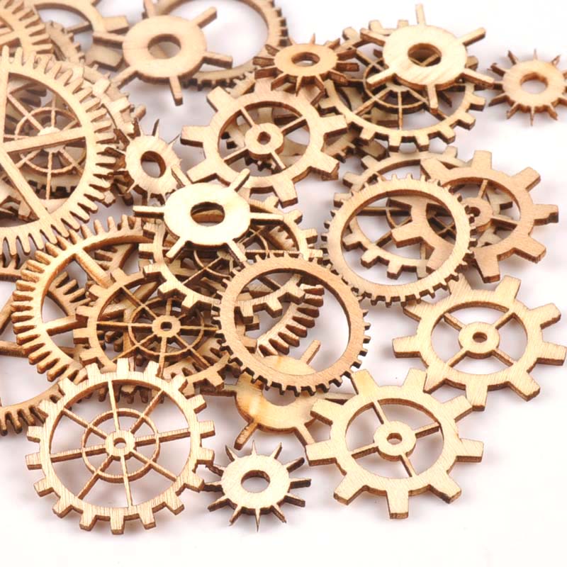 20-40mm 36pcs Unfinished Wood  - Embellishments For Scrapbooking review and price