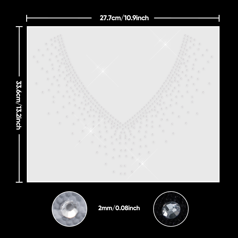 QIAO 1/2/4/6Pcs V-Neck Glitter - Glitter Vinyl Roll review and price