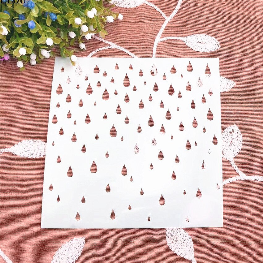 15*15 Raindrops Scrapbook Sten - Embellishments For Scrapbooking review and price