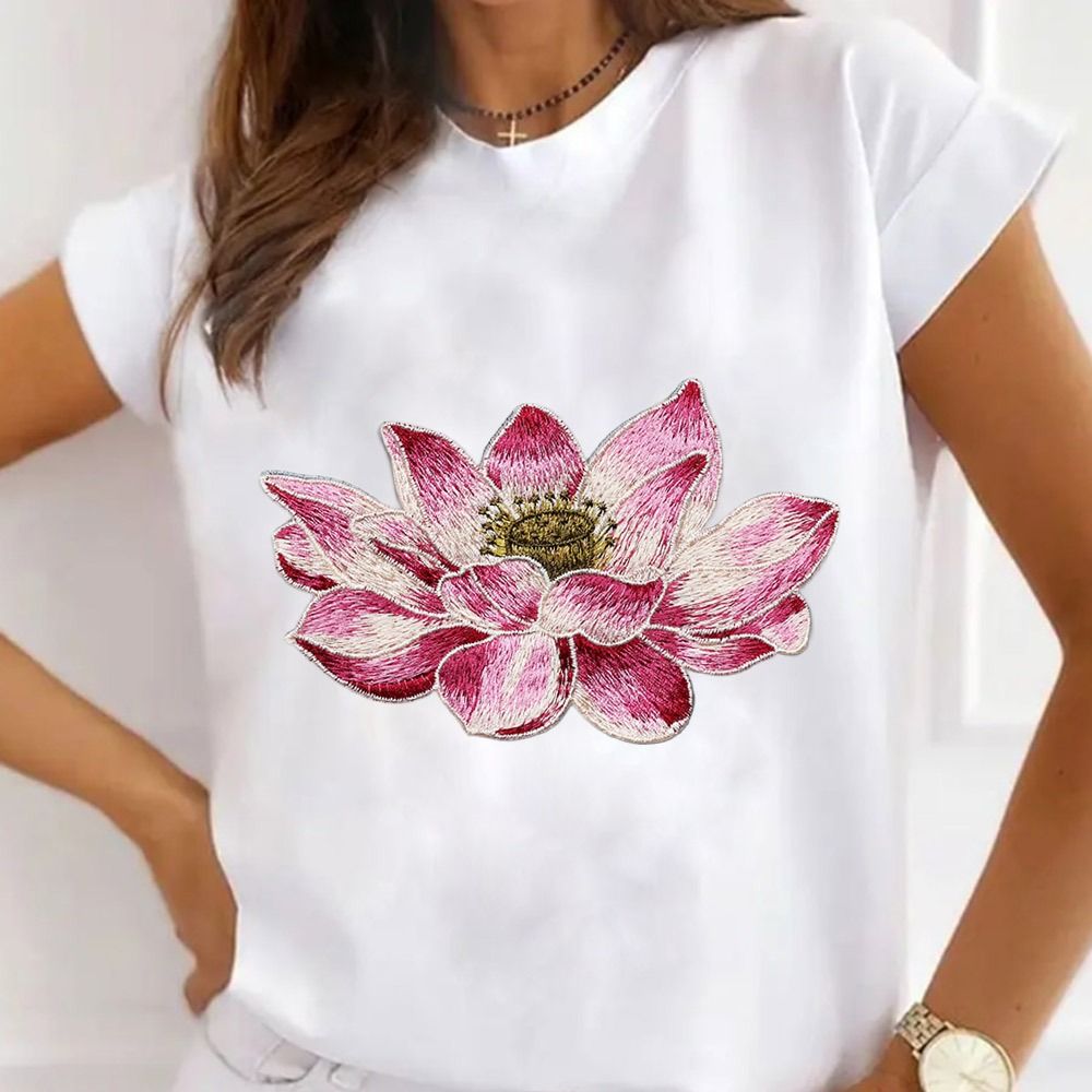 Soft Lotus Flower Patch Embroi - Applique Patch Flower review and price