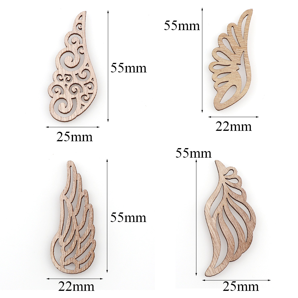 40Pcs/bag 4 Styles DIY Angel W - Embellishments For Scrapbooking review and price