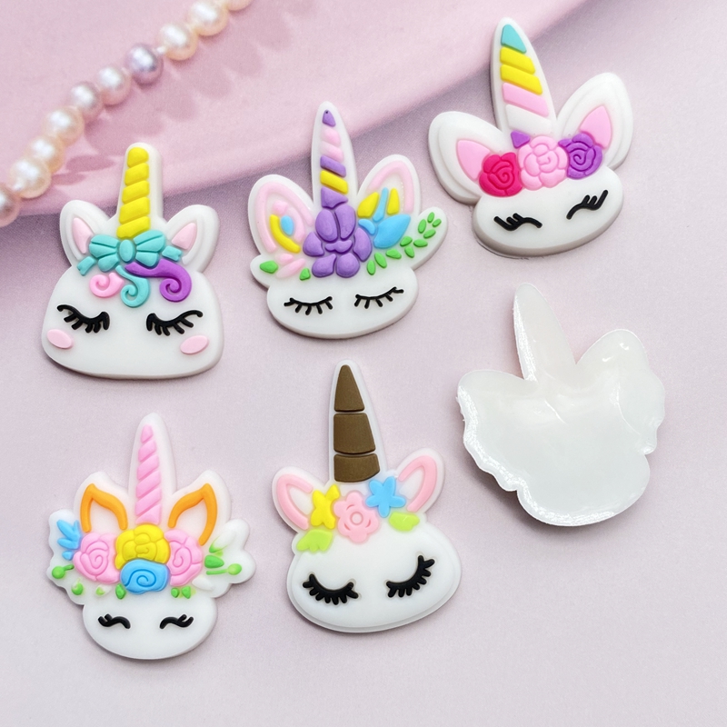 12pcs Cute Mini Unicorn head P - Embellishment Glue Craft review and price