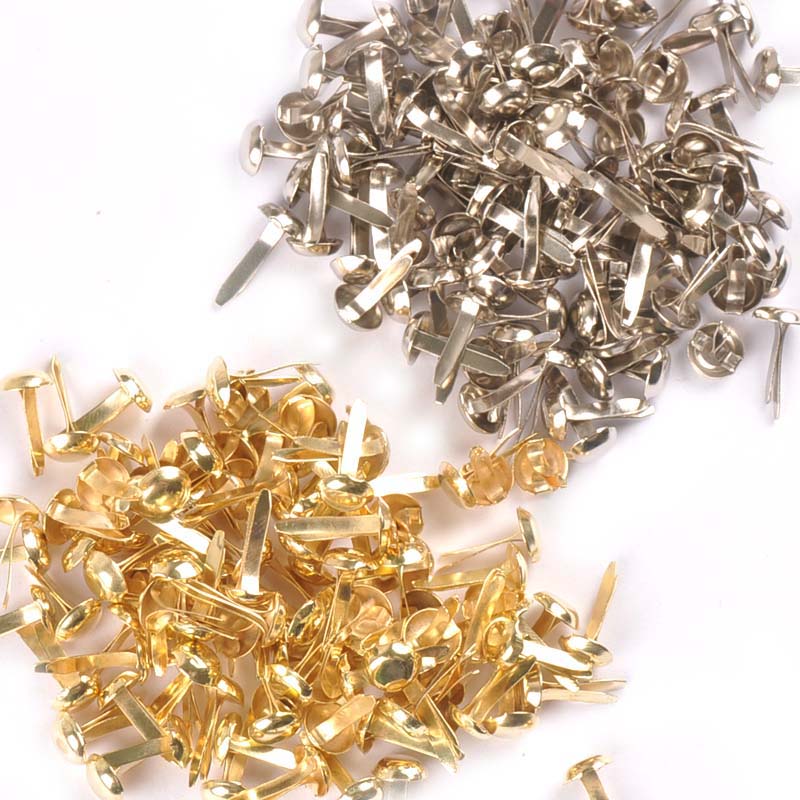 100Pcs Mix Round Brads Silver/ - Embellishments For Scrapbooking review and price