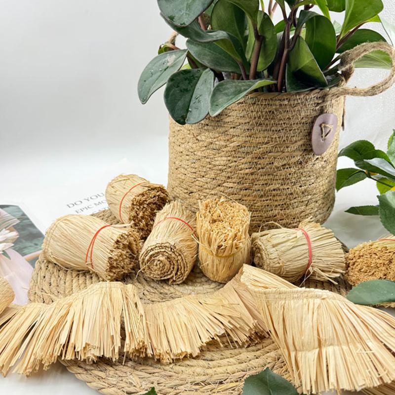 NEW 1M Jute Fringe Trim Raffia - Tassel Fringe Trim review and price